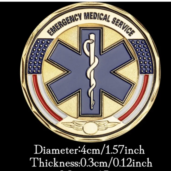 EMS Commemorative Coin First Emergency Medical Service Responders Collectible - Picture 6 of 6